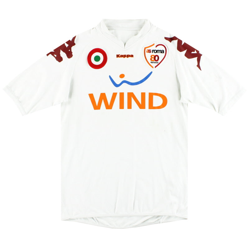 2007-08 Roma Kappa 80th Anniversary Away Shirt XL