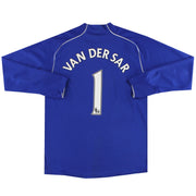 2007-09 Manchester United Nike Goalkeeper Shirt Van Der Sar #1 XXL