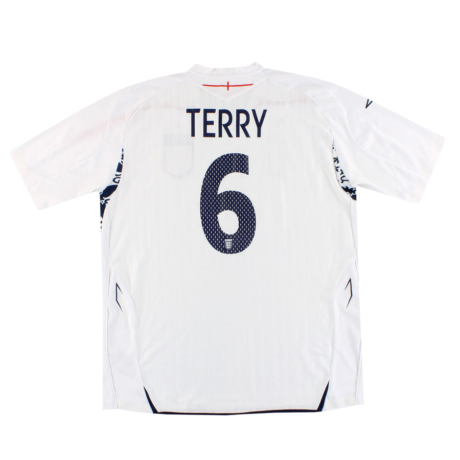 2007-09 England Umbro Home Shirt Terry #6 XL