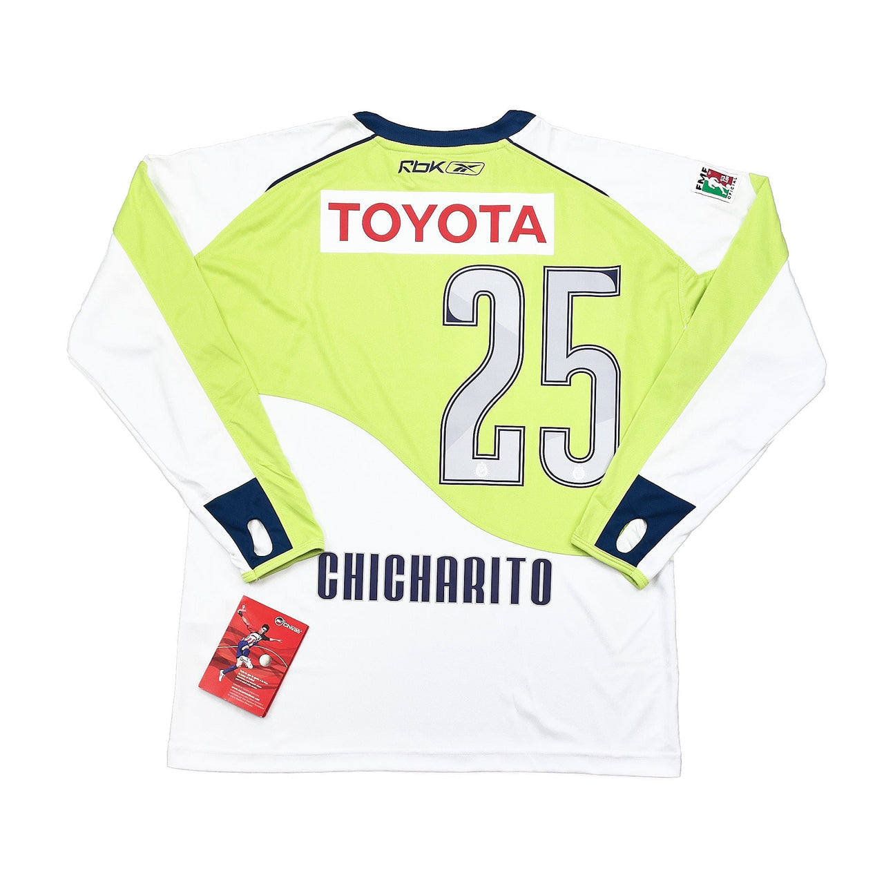 2007/08 Chivas Guadalajara Chicharito #25 *BNWT* L/S Away Shirt (M) Reebok