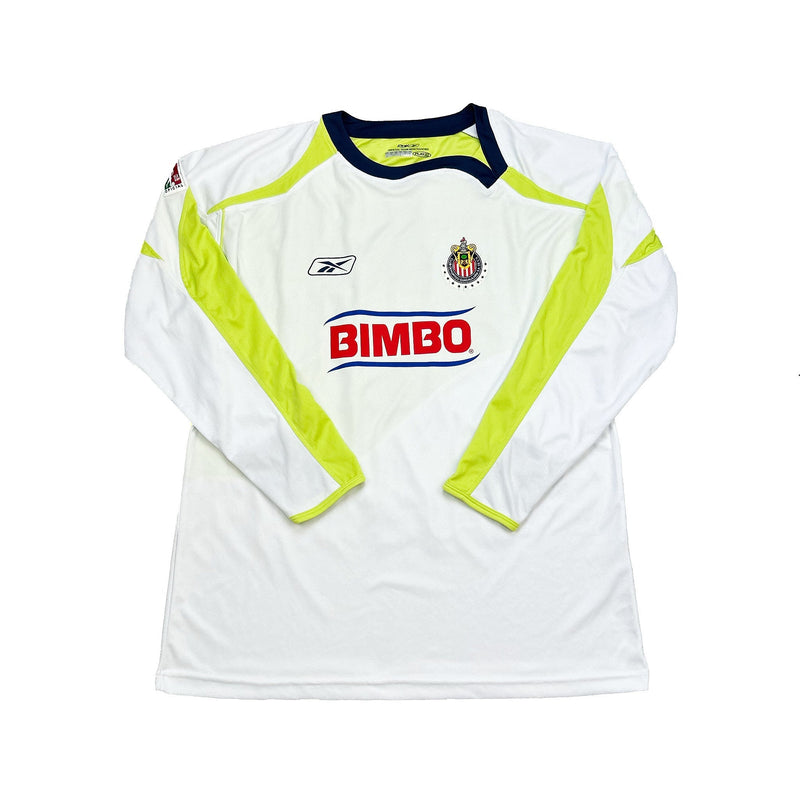 2007/08 Chivas Guadalajara Chicharito #25 L/S Away Shirt (XL) Reebok