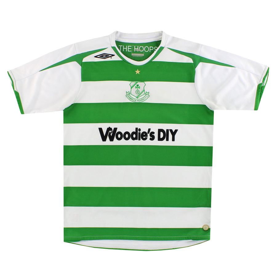 2007 Shamrock Rovers Umbro Home Shirt L.Boys