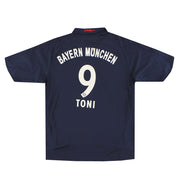 2008-09 Bayern Munich Away Shirt Toni #9 XL.Boys