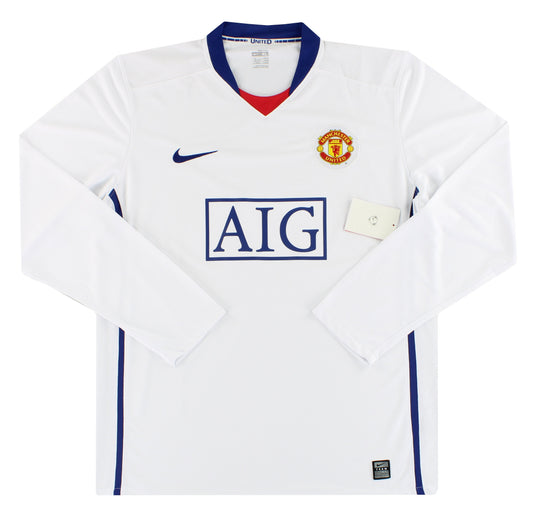2008-09 Manchester United Nike Player Issue Away Shirt L/S *w/tags* XL