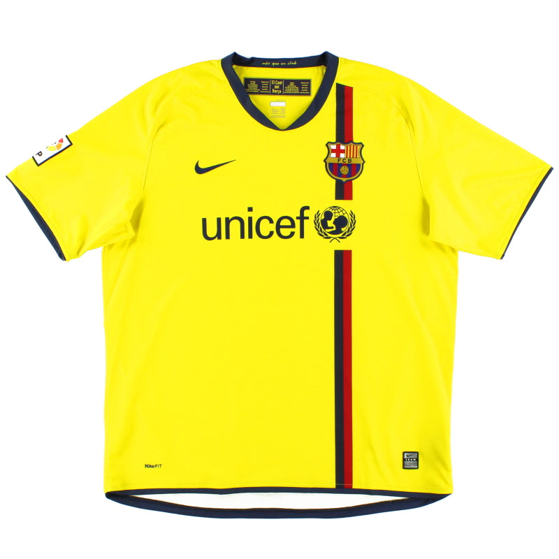 2008-10 Barcelona Nike Away Shirt L - Classic Football Kit
