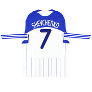 2008-10 Dynamo Kyiv adidas Home Shirt Shevchenko #7 L/S XL