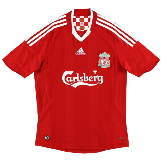 2008-10 Liverpool adidas Home Shirt *Mint* L