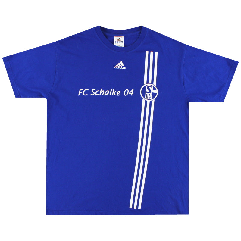 2008-10 Schalke adidas Leisure Tee XL - Classic Football Kit