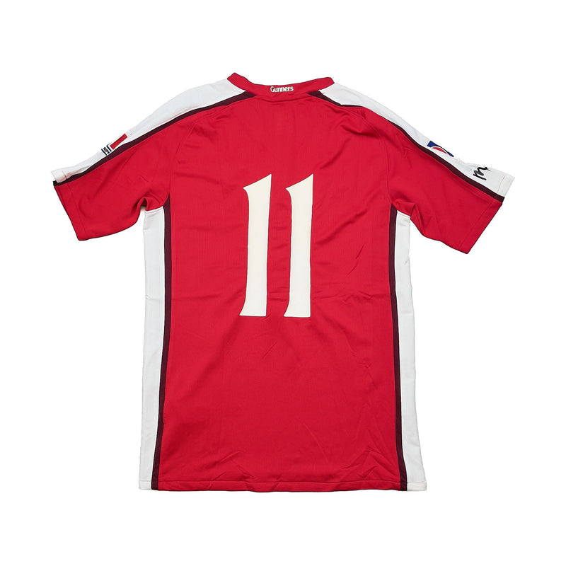 2008/10 Arsenal #11 *Match Worn Milk Cup* Home Shirt (XL.Kids) Nike