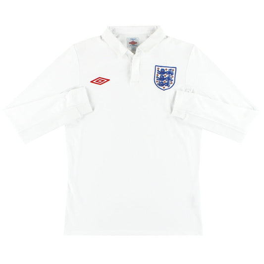2009-10 England Umbro Home Shirt L/S