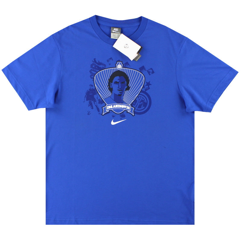 2009-10 Inter Milan Nike 'Ibrahimovic' Graphic Tee *BNIB* XL