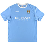 2009-10 Manchester City Umbro Home Shirt M
