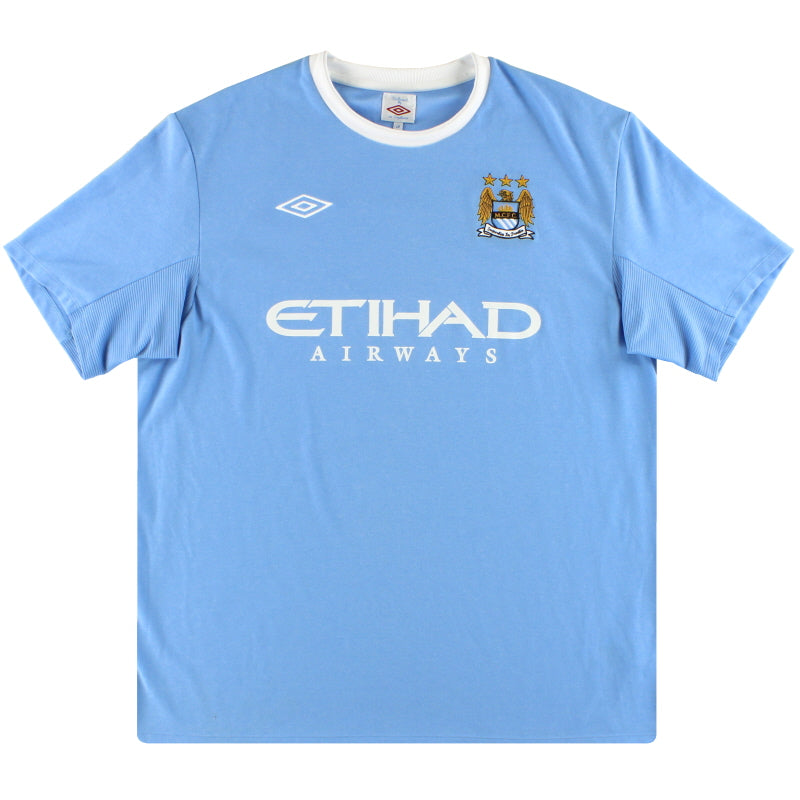 2009-10 Manchester City Umbro Home Shirt M
