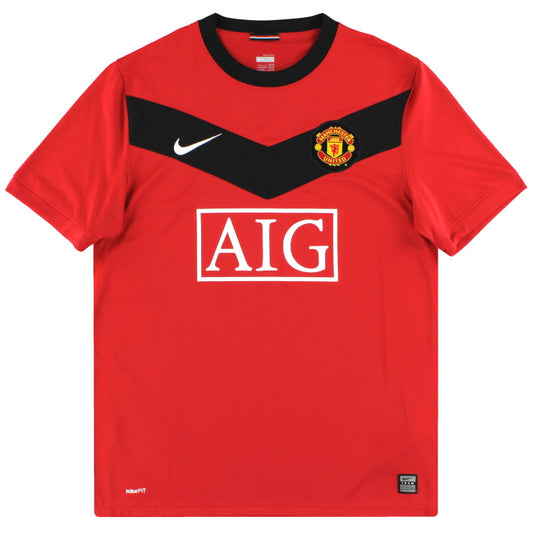 2009-10 Manchester United Nike Home Shirt *Mint* S