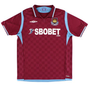 2009-10 West Ham Umbro Home Shirt XL - Classic Football Kit