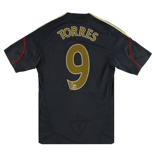 2009-10 Liverpool adidas Away Shirt Torres #9 M
