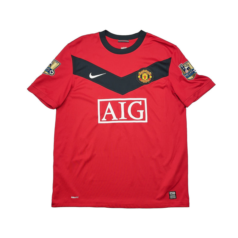 2009/10 Manchester United Berbatov #9 Home Shirt (L) Nike