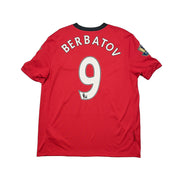 2009/10 Manchester United Berbatov #9 Home Shirt (L) Nike