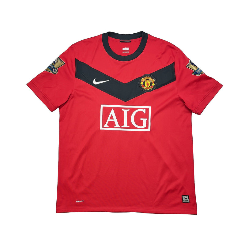 2009/10 Manchester United Scholes #18 Home Shirt (L) Nike