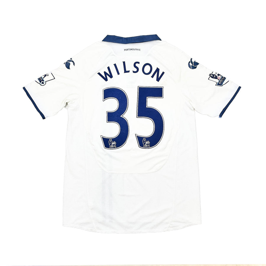 2009/10 Portsmouth Wilson #35 *Match Worn Vs Manchester United* Away Shirt (L) Canterbury