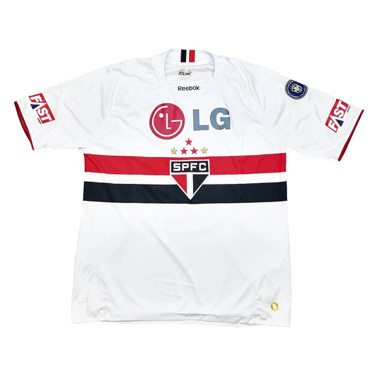 2009/10 SAO PAULO #10 HOME SHIRT (M) REEBOK