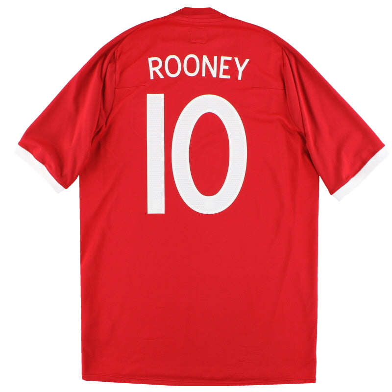 2010-11 England Umbro Away Shirt Rooney #10 XL - Classic Football Kit