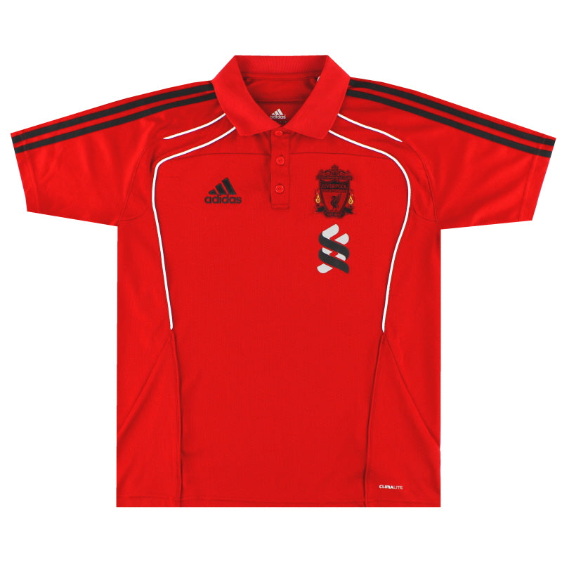 2010-11 Liverpool adidas Polo Shirt M