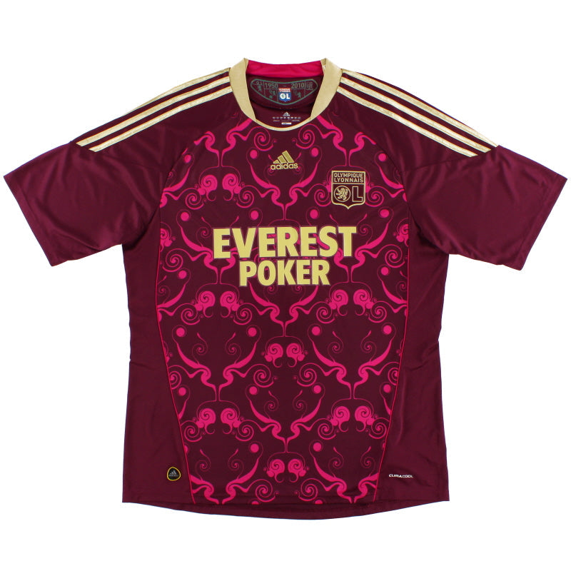 2010-11 Lyon adidas Away Shirt XL - Classic Football Kit