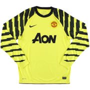 2010-11 Manchester United Nike Goalkeeper Shirt M.Boys