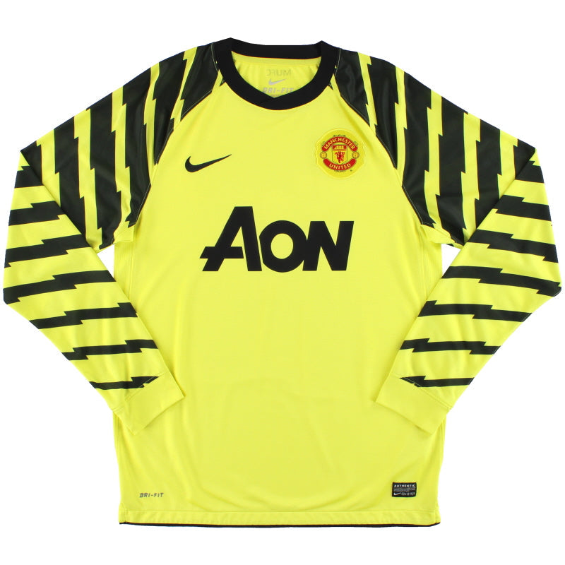 2010-11 Manchester United Nike Goalkeeper Shirt M.Boys