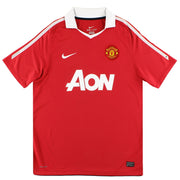 2010-11 Manchester United Nike Home Shirt S - Classic Football Kit