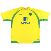 2010-11 Norwich City Home Shirt XL - Classic Football Kit
