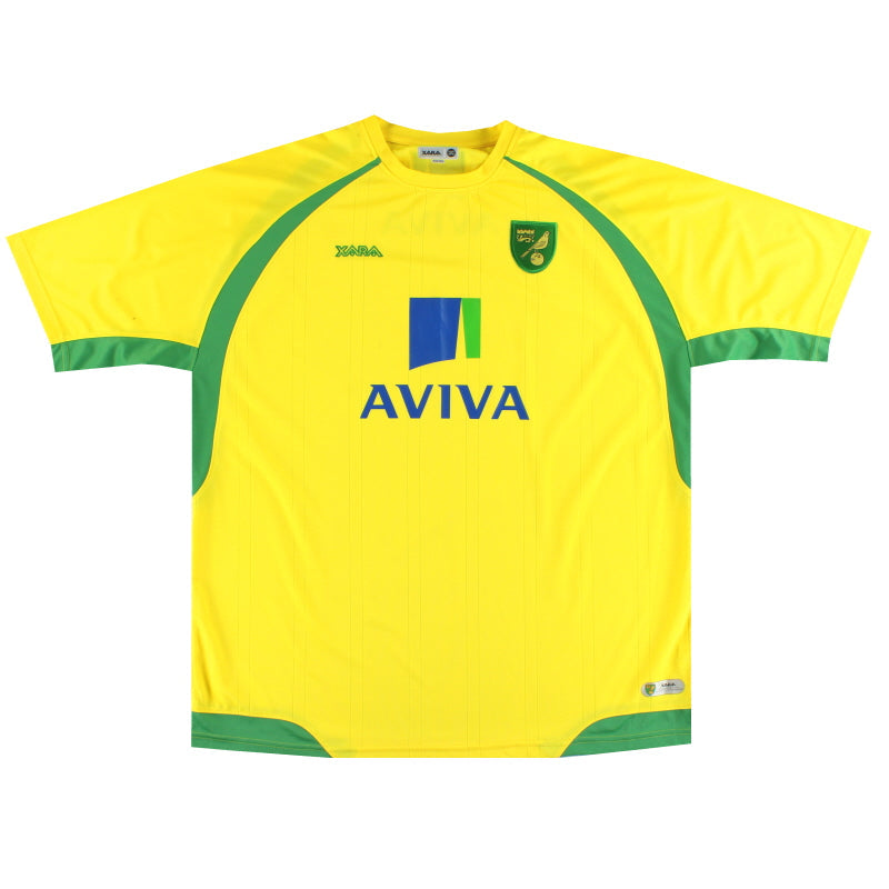 2010-11 Norwich City Home Shirt XL - Classic Football Kit