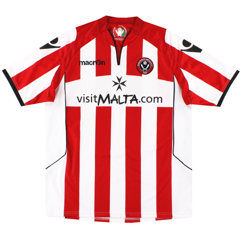 2010-11 Sheffield United Macron Home Shirt XL