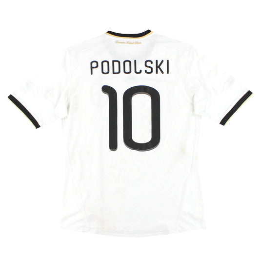 2010-11 Germany adidas Home Shirt Podolski #10 L