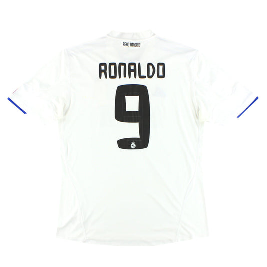 2010-11 Real Madrid adidas Home Shirt Ronaldo #9 XL