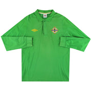 2010-12 Northern Ireland Umbro Polo Shirt L/S