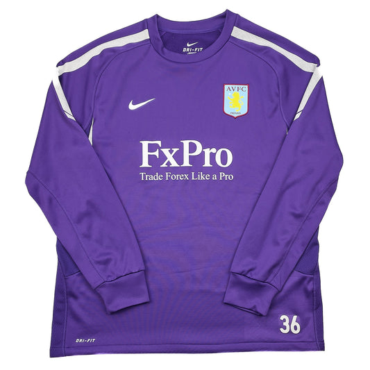 2010/11 Aston Villa #36 Player Issue Training Jumper (XL) Nike