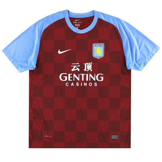 2011-12 Aston Villa Nike Home Shirt M
