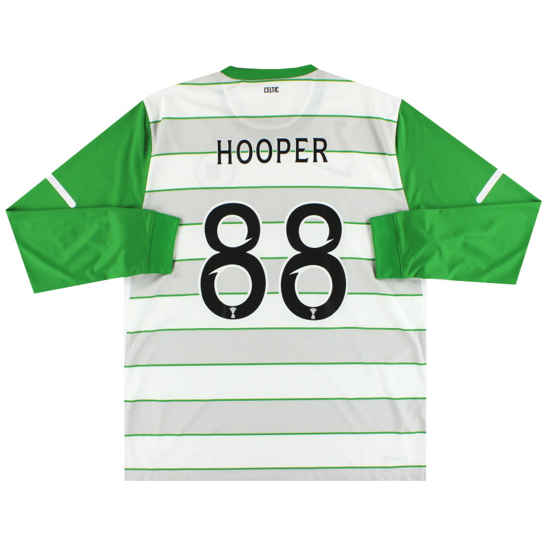 2011-12 Celtic Nike Away Shirt Hooper #88 L/S XL