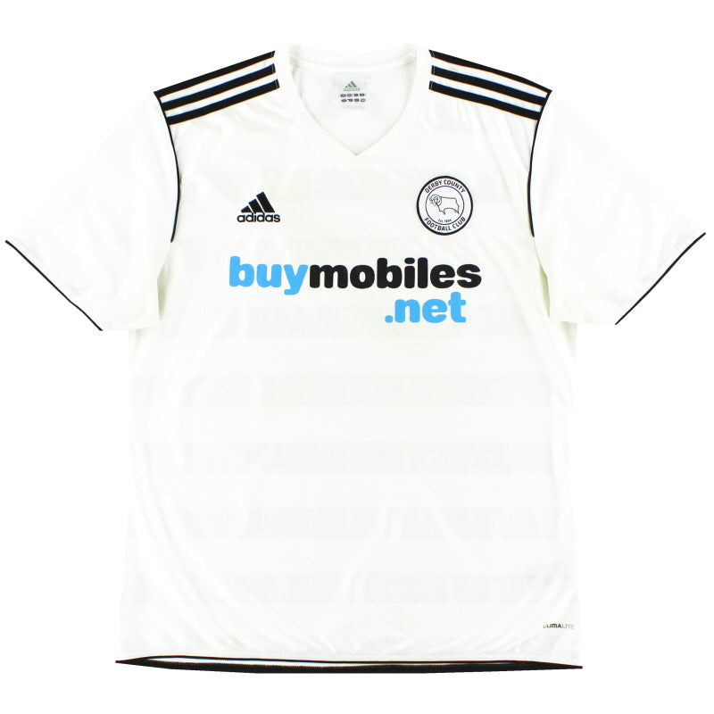 2011-12 Derby County adidas Home Shirt M - Classic Football Kit