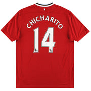 2011-12 Manchester United Nike Home Shirt Chicharito #14 S