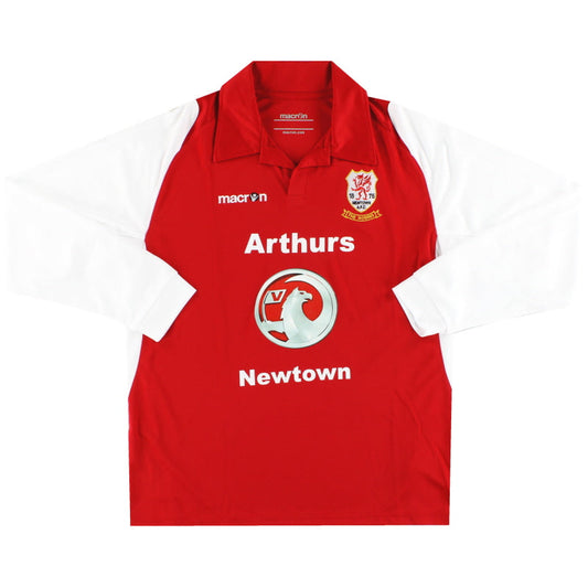 2011-12 Newtown Macron Home Shirt *As New* L/S S