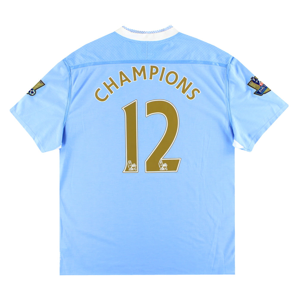 2011-12 Manchester City Umbro Home Shirt Champions #12 *w/tags* XXL