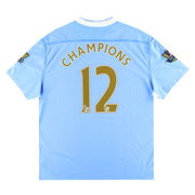 2011-12 Manchester City Umbro Home Shirt Champions #12 *w/tags* XXL
