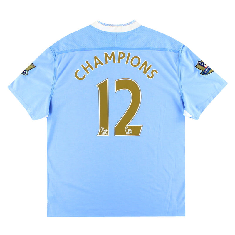 2011-12 Manchester City Umbro Home Shirt Champions #12 *w/tags* XXL