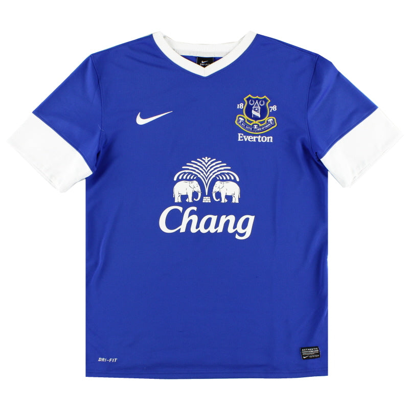 2012-13 Everton Nike Home Shirt *Mint* M