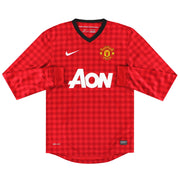 2012-13 Manchester United Home Shirt L/S - Classic Football Kit