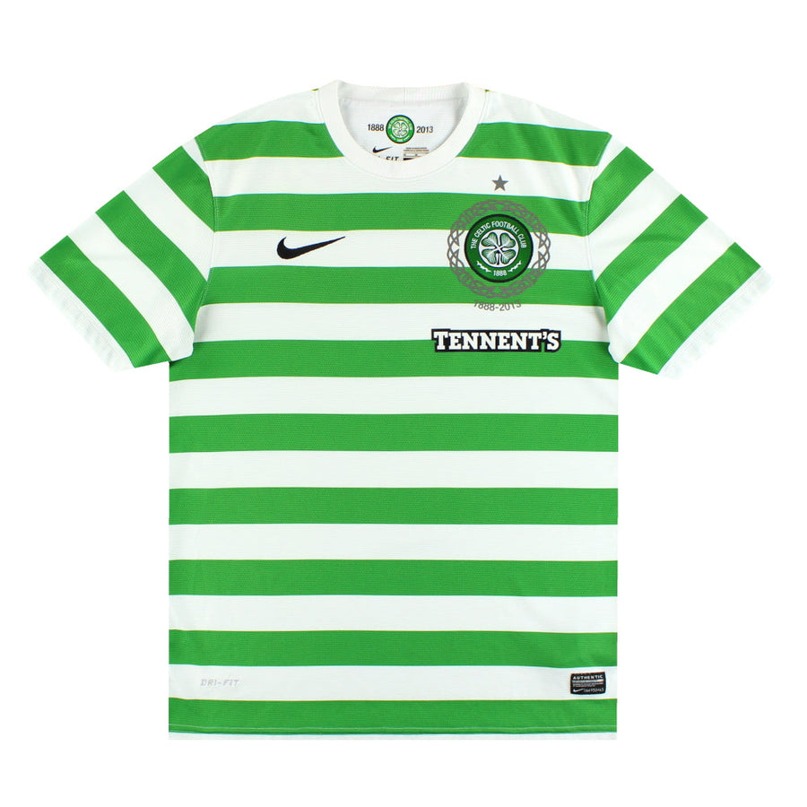 2012-13 Celtic Nike '125th Anniversary' Home Shirt O'Neill M - Classic Football Kit