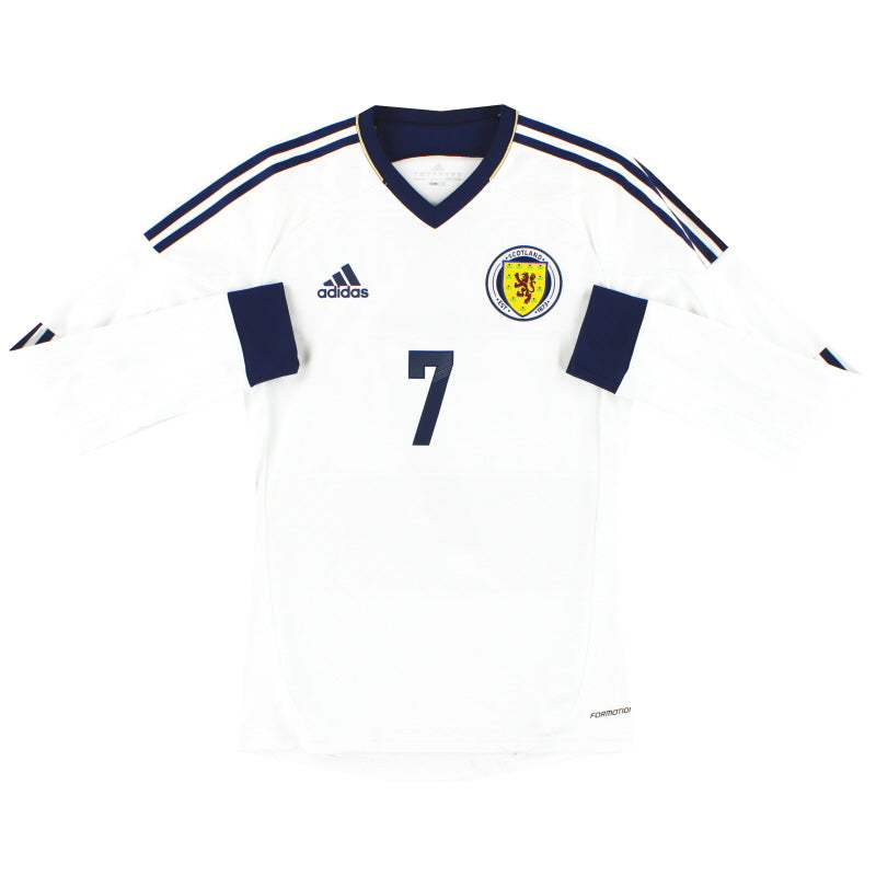 2012-14 Scotland adidas Formotion Player Issue Away Shirt L/S *As New* - Classic Football Kit